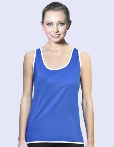 STR-SW405-Ladies Contrast Sports Vest